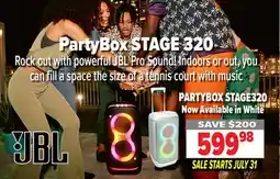 2001 Audio Video STAGE320 JBL PartyBox offer