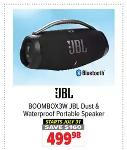 2001 Audio Video BOOMBOX3W JBL Dust & Waterproof Portable Speaker offer