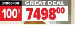 2001 Audio Video QN100QN80F SAMSUNG 100 NEO QLED 4K QN80F VISION AI SMART TV offer