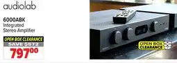 2001 Audio Video 6000ABK Audiolab Integrated Stereo Amplifier offer