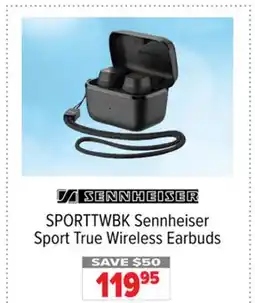 2001 Audio Video SPORTTWBK Sennheiser Sport True Wireless Earbuds offer