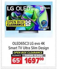 2001 Audio Video OLED65C3 65 LG evo 4K Smart TV Ultra Slim Design offer