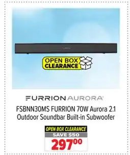 2001 Audio Video FSBNN30MS FURRION 70W Aurora 2.1 Outdoor Soundbar Built-in Subwoofer offer