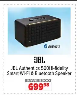 2001 Audio Video AUTH500B JBL Authentics 500Hi-fidelity Smart Wi-Fi & Bluetooth Speaker offer
