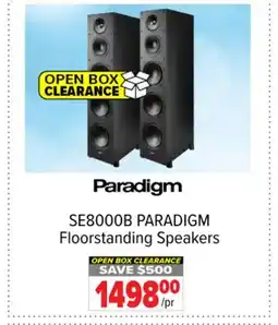 2001 Audio Video SE8000B PARADIGM Floorstanding Speakers offer