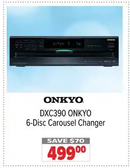 2001 Audio Video DXC390 ONKYO 6-Disc Carousel Changer offer