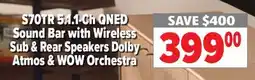 2001 Audio Video S70TR LG 5.1.1-CH QNED Sound Bar with Wireless Sub & Rear Speakers Dolby Atmos & WOW Orchestra offer