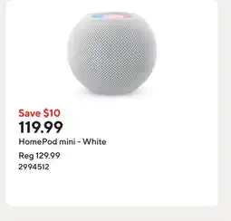 Staples HomePod mini - White offer