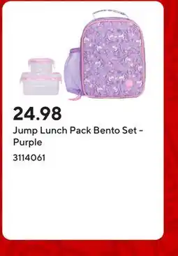 Staples Jump Lunch Pack Bento Set - Purple offer