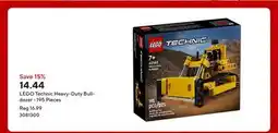 Staples LEGO Technic Heavy-Duty Bulldozer - 195 Pieces offer