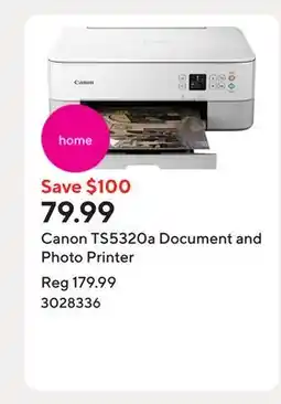 Staples Canon TS5320a Document and Photo Printer offer