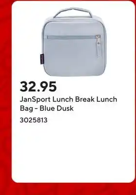 Staples JanSport Lunch Break Lunch Bag - Blue Dusk offer