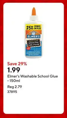 Staples Elmer's Washable School Glue - 150ml offer