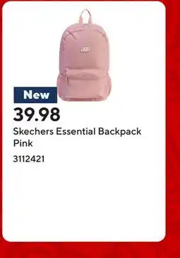 Staples Skechers Essential Backpack Pink offer