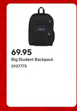 Staples Big Student Backpack offer