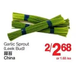 T&T Supermarket GARLIC SPROUT offer