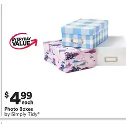Michaels Photo Boxes by Simply Tidy offer