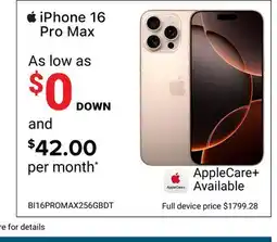 Visions Electronics iPhone 16 Pro Max offer