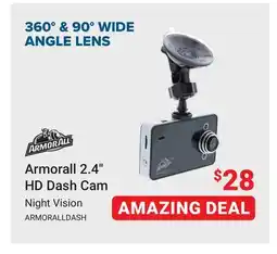 Visions Electronics Armorall 2.4 HD Dash Cam offer
