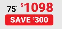Visions Electronics Samsung 75 Q6FAA 4K Smart TV offer