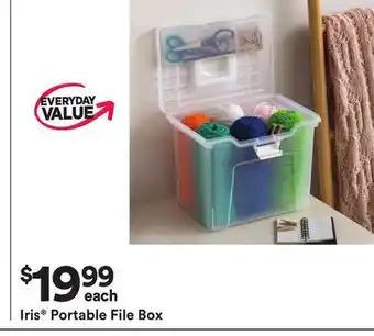 Michaels Iris Portable File Box offer