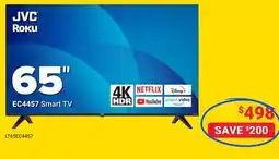 Visions Electronics JVC 65 4K UHD Smart Roku TV offer