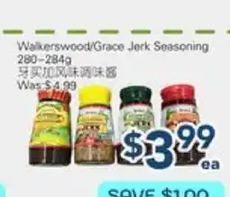 Oceans Fresh Food Market Walkerswood Grace jerk seasoning offer