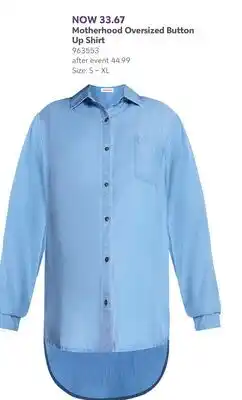 Babies 'R' Us Motherhood Oversized Button Up Shirt offer