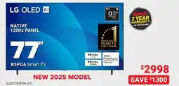 Visions Electronics LG 77 OLED B5PUA AI Smart TV offer