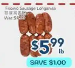 Oceans Fresh Food Market Filipino Sausage Longanisa offer