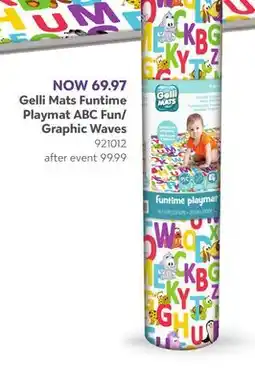 Babies 'R' Us Gelli Mats Funtime Playmat ABC Fun Graphic/ Waves offer
