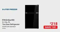 Visions Electronics FRIGIDAIRE 3.1 Cu. Ft. Two Door Refrigerator offer