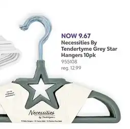Babies 'R' Us Necessities By Tendertyme Grey Star Hangers 10pk offer