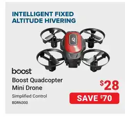 Visions Electronics Boost Quadcopter Mini Drone offer