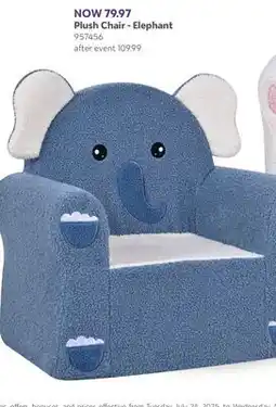 Babies 'R' Us Plush Chair - Elephant offer