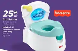 Babies 'R' Us Fisher-Price Sea Me Flush Potty offer