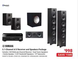 Visions Electronics Yamaha 5.1-Channel A/V Receiver and Speakers Package offer