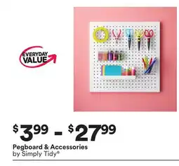 Michaels Pegboard & Accessories by Simply Tidy offer