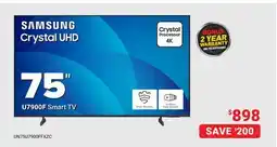 Visions Electronics Samsung 75 U7900F Smart TV offer