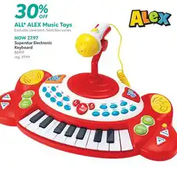 Babies 'R' Us ALEX Superstar Electronic Keyboard offer