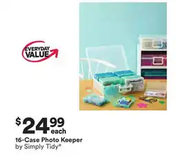 Michaels 16-Case Photo Keeper by Simply Tidy offer