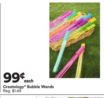 Michaels Creatology Bubble Wands offer