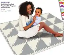 Babies 'R' Us Gelli7 Mats Comfort Playtime Tile Playmat Neutral Calm offer