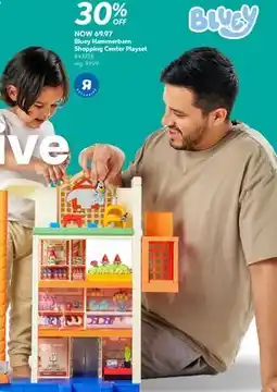 Babies 'R' Us Bluey Hammerbarn Shopping Center Playset offer
