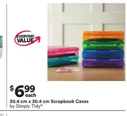 Michaels 30.4 cm x 30.4 cm Scrapbook Cases by Simply Tidy offer