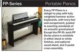 Long & McQuade FP-Series Portable Pianos offer