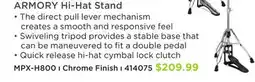 Long & McQuade MAPEX ARMORY Hi-Hat Stand Chrome Finish offer