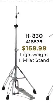 Long & McQuade H-830 Lightweight Hi-Hat Stand offer