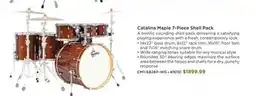 Long & McQuade GRETSCH Catalina Maple 7-Piece Shell Pack CM1-E826P-WG offer