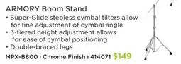 Long & McQuade Mapex ARMORY Boom Stand offer